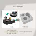 Multi-Functional Couch Cup Holder & Laptop Stand - Ideal for Sofa, Bed, Car, RV | Holds Drinks, Snacks, Remotes, Phones, Laptops | Perfect for Home & Travel