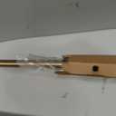 Ivilon Drapery Window Curtain Rod - End Cap Style Design 1 Inch Pole. 28 to 48 Inch Color Warm Gold