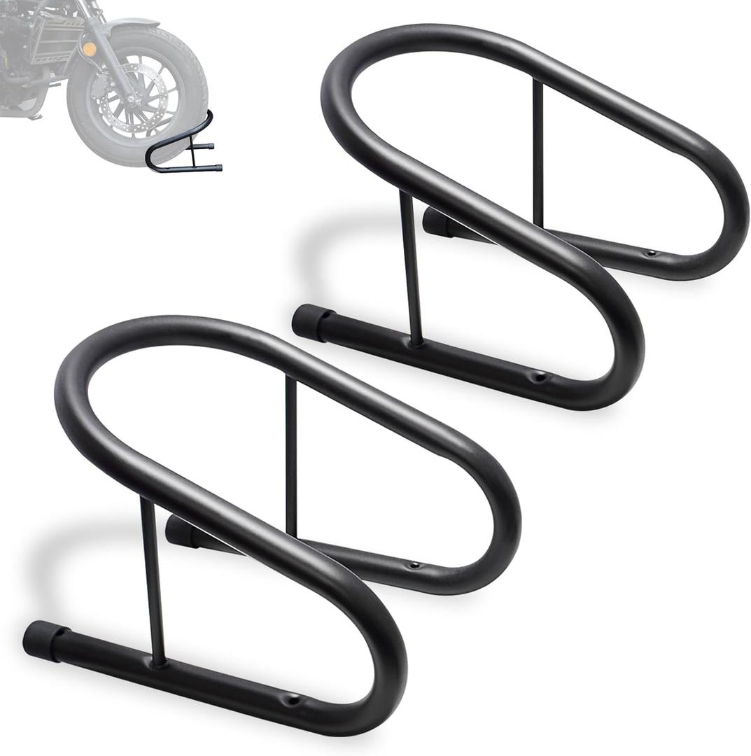 6.5" Removable Dirt Bike Wheel Chock w/Mount Kit,6 1/2 in. wide Motorcycle Trailer Locking Wheel Chock Tire Holder,Pack of 2
