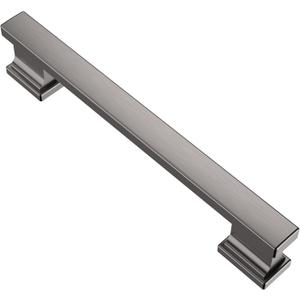 Alzassbg 15 Pack Brushed Black Nickel Cabinet Pulls, 5 Inch(128mm) Hole Centers Kitchen Cabinet Handles for Cabinets and Drawers AL3061BBN