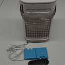 BALKO 4-IN-1 Personal Air Conditioner w/Remote, 2 Ice Packs, 1200ML Tank, 7H Timer for Smart Auto-Off, 2 Cool Mist, 3-Speed Small Portable Air Conditioner, 7-LED Light Evaporative Air Cooler for Room