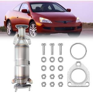 KAX Catalytic Converter Kit Compatible with Honda Accord 2003-2007 2.4L
High Flow Catalytic Convertor OE 16299(EPA Compliant)