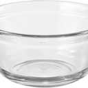 Anchor Hocking 4-Quart Glass Mixing Bowl, Set of 2, Clear