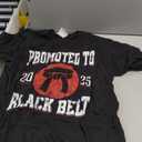 2025 Black Belt Achievement Tang Soo Do Karate Taekwondo T-Shirt.M