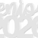 Senior 2026 Sign Graduation Decorations Class of 2026 Photo Booth Props for Photoshoot, Graduation Table Centerpieces Senior 2026 Letter Sign for Senior Night Decor Grad Party Supplies - White