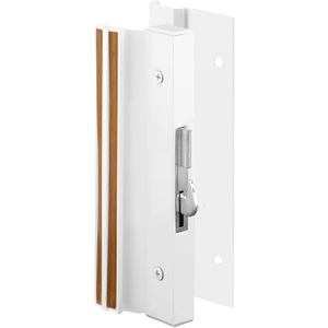 Prime-Line C 1203 Diecast White Finish, Sliding Patio Door Surface Mount Handle (Single Pack)