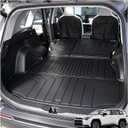 All Weather TPE Floor Cargo Liner with Backrest Mats,Compatible with 2026 Toyota RAV4 Hybrid,Odorless Anti-Slip Full Season Rear Cargo Mat Accessories,Exclude PHEV Models & Cargo Area with Subwoofer