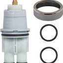 RP46074 Shower Cartridge Assembly Compatible For Shower and Tub 13/14 Series Faucet, Single-handle Universal Valve Cartridge Repair Assembly, Include RP22734 Bonnet Nut Replacement