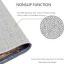 Cute Botanical Bathroom Rugs Non Slip, Ultra Thin Strawberry Thief Abstract Art 2x3 Small Rugs, Green Tropical Floral Leaves Throw Area Rug for Bedroom Kitchen Indoor Entrance Entryway Rug Washable