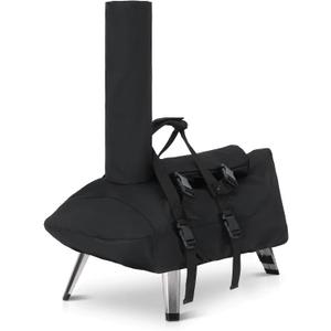 Cover for Ooni Karu 12 Pizza Oven, Heavy Duty Waterproof Accessories for Pizza Maker Carry Cover with Seperate Chimney Bag