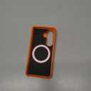 Magnetic for Samsung Galaxy S26 Case,[Slide Camera Cover][Kickstand][Compatible with Magsafe][Kickstand][Military Grade Protection] Shockproof Rugged Case for Galaxy S26, Orange