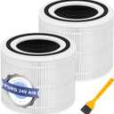 240 True HEPA Replacement Filter for Puro 240 Air Purifier,3-in-1 High-Efficiency HP-14 with Activated Carbon Filter,2 Pack