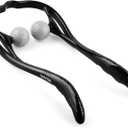 VOYOR Neck Massager Shiatsu Deep Tissue Dual Trigger Point for Pain ReliefErgonomic Handle Design, Lightweight & Portable, Dual Trigger Points, Shoulder Massager for Office, Home, Car Use MS110