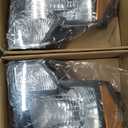 AUTOSAVER88 Headlight Assembly Compatible with Ford F150 Truck Replacement Headlights Chrome Housing for 2009-2014 F-150 Truck Amber Reflector with Driver and Passenger Side (OE - Black/Amber/Clear)