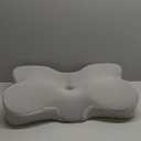 OLLYVOGUE Cervical Neck Pillow for Pain Relief Memory Foam Side Sleeper Pillow with Cooling Pillowcase, Ergonomic Design for Back Stomach Sleepers, Medium, Grey