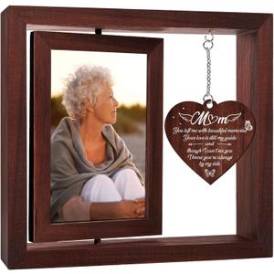 Vetbuosa Memorial Gifts for Loss of Mom, Mother's Day Gift for Mom in Heaven, Bereavement Picture Frame, Sympathy Gifts for Loss of Mother, Remembrance Funeral Condolence Grief Gift,Fits 4x6 In Photo