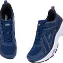 N BESUNEW Mens Wide Toe Box Running Shoes Slip On Orthotic Plantar Fasciitis Tennis Sneakers Arch Support Walking Shoes for Gym Jogging Sports US 8-13