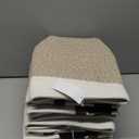 UBBCARE 4 Pack Baskets for Organizing, Woven Storage Baskets with Label for Toys and Towel, Rectangle Cotton Rope Basket with Handles, 15''L x10''W x9''H, White&Brown