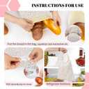 2 x 2 Pack Beeswax Bread Bags - 17x13 Inch Reusable Bread Storage Bags,Bees Wax Lined Bread Bags for Home Cooks fresh bread storage Easy Clean (Pink Floral), 17 Inches By 13 Inches