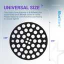 3 x BlueStars 4” Metal Shower Strainer Drain Trim Set