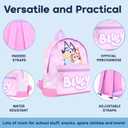 Bluey Backpack Set for Girls 3 Piece Childrens and Toddlers Kids School Bag with Lunch Box and Pencil Case