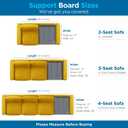 Meliusly Heavy Duty Couch Cushion Support for Sagging Cushions (24x72) Reinforced Plywood Sofa Cushion Support Board for Sagging Seat, Deep Couch Supporter for Under the Cushions, Loveseat Saver