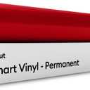 Cricut Smart Permanent Vinyl, Red (13in x 5ft) - for Maker & Explore Machines
