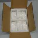 LE TAUCI Ramekins 4 OZ Oven Safe, Creme Brulee Ramekins, Pudding Custard Cups Souffle Ramiken, Dipping Sauce Dishes, Ceramic Ramekin Bowls Set of 6, White