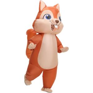 Spinosaurus Inflatable Squirrel Costume for Adult Christmas and Thanksgiving - Funny Blow Up Animal Suit for Halloween - Men and Women