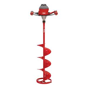 Eskimo E40 10-Inch Electric Ice Auger, Full Power 40V Lithium, Steel Bit, Lightweight Powerhead, Turbo Cutting System Multi-Edge Blades, Red, 45800 Eskimo E40 10-Inch Electric Ice Auger, Full Power 40V Lithium, Steel Bit, Lightweight Powerhead, Turbo Cutting System Multi-Edge Blades, Red, 45800