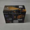 Paint Sprayer, 700W HVLP Spray Gun with Cleaning & Blowing Joints, 4 Nozzles and 3 Patterns, Easy to Clean, for Furniture, Cabinets, Fence, Walls, Door, Garden Chairs etc. VF803 (Yellow)