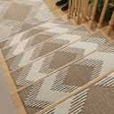 PADOOR 15PC Stair-Treads Non Slip, 3D Peel and Stick Stair Treads for Wooden Steps Indoor, Stair-Carpet Treads Washable Reusable Adhesive Stair-Runner Rugs for Kids and Dogs 8"x30" Brown