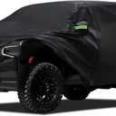 Waterproof Car Cover Custom Fit for Chevy Suburban 1973-2026, Migaven Full Exterior Cover Sun Rain Protection with Door Zipper and Cotton Lining