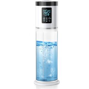 Humidifiers for Bedroom Large Room with Clear Tank, 7-Color Ambient Light,8L 2.1Gal 36dB Ultrasonic Cool Mist Humidifiers with Humidistat, Essential Oil Tray for Home Bedroom Office (White)