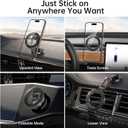 Syncwire Fits MagSafe Car Mount for Car Dash&Tesla Screen[All-Metal] Magnetic Phone Holder, [Flexible Three-axis]360 Rotation Car Mount Strong Magnets Car Phone Holder for iPhone 17 16 15 14 Pro Max