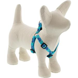 LupinePet Originals 1/2" Turtle Reef 12-18" Step in Harness for Small Dogs