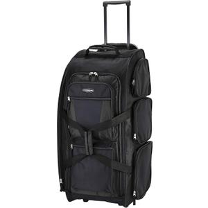 Travelers Club Xpedition 30 Inch Multi-Pocket Upright Rolling Duffel Bag