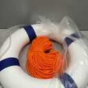 Yunphia 20" Pool Safety Throw Ring Kit, Throwable Flotation Device for Boat