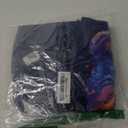 Colorful Vibrant Rainbow Teddy Bear T-Shirt for Men, Navy Blue, 6XL