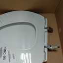 BEMIS 1000CPT Paramont Heavy Duty OVERSIZED Closed Front Toilet Seat with 1,000 lb Weight limit will Never Loosen & Reduce Call-backs, ROUND/ELONGATED, Plastic, White
