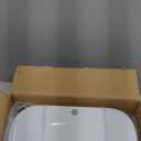 funest Bathroom Trash Can, 3.3 Gallon Slim Trash Can with Lid, Adsorption Garbage Can with Press-Top Lid, Small White Narrow Plastic Trash Bin for Bathroom, Office, Bedroom, Living Room