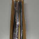 Curtain Rods for Windows 48-84 inch, 3/ 4 inch Heavy Duty Adjustable Decorative Curtain Rod with Modern Finials, Window Rods for Bedroom, Living Room, Patio and Kitchen