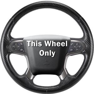 Steering Wheel Cover for Chevy Silverado 1500 2014-2018/2500 2500HD 3500 3500HD 2015-2019/ 4500HD 5500HD 6500HD 2019-2024/ Suburban Tahoe 2015-2020/ Traverse 2018-2023 Chevrolet