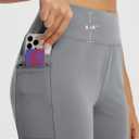 baleaf Women's Bermuda Shorts 12" Long Knee Length Running Athletic High Waist Zipper Pocket Quick Dry Loose Fit (Gray, XL)