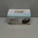 Bubble Machine, Automatic 18000+ Per Minute Big Bubbles Blower Maker for Kids Toddlers with 2 Speeds,6 Wands,Operated by Plugin or Batteries for Outdoor/Indoor Birthday Parties,Wedding (Black)