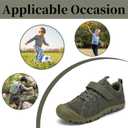 Boys Girls Shoes Anti-Collision Girls Boys Sneakers Slip on Running Tennis Shoes for Toddler/Little Kid/Big Kid (12.5-13 Little Kid, Green)