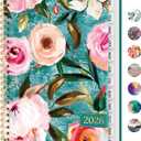 2 x 2026 Planner, Weekly and Monthly Calendar Planner Book, January 2026 - December 2026, Hardcover Spiral Planner with Monthly Tabs, Notes Pages, Perfect for Women & Men, A5 (6.4" x 8.5") - Oil