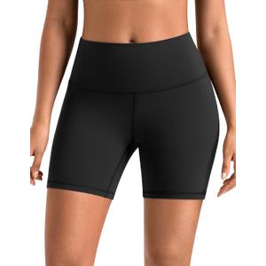 Colorfulkoala Women's Dreamlux High Waisted Yoga Shorts 6" Inseam Workout Tights, M