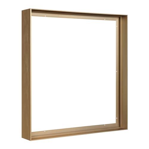 Canvas Floater Frame for 24x32 Oil Paintings, DIY Metal Square Floating Frame with 1.5 Inch Deep for Art Prints Artwork Landscape Portrait Living Room Wall Decor (Bronze)