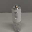 Electric Water Flosser Cordless for Teeth 3 Modes 4 Jet Tips Cleaning and Flossing Water Dental Portable Floss Irrigator Oral Water Flossed Rechargeable Tonsil Stone Travel Adults Birthday Gift (White)